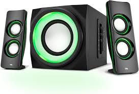 2.1 Bluetooth Speaker System w/ LED Lighting Effects